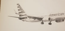 American Airlines Boeing 737 11" x 14" archival print