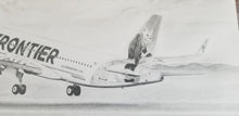 Frontier Airlines Airbus A320 "Scout the Pine Marten" Print