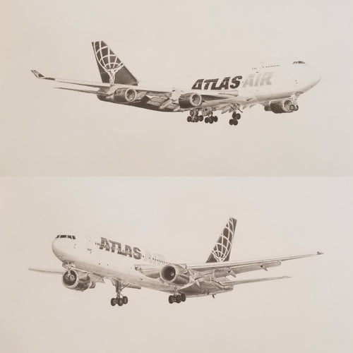 Atlas Airlines Boeing 747 and Boeing 767 11