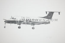 Great Lakes Airlines Beech 1900 11" x 14" archival print